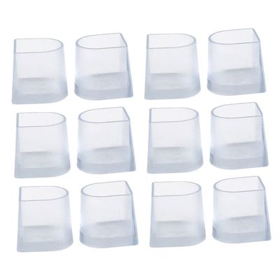 minkissy 12Pcs Non-Slip Heel Protective Covers for High Heels PVC Protective Sleeves for Salsa Dance Wedding and Parties Wear-Resistant Traction for Safe Walking Uneven Surfaces