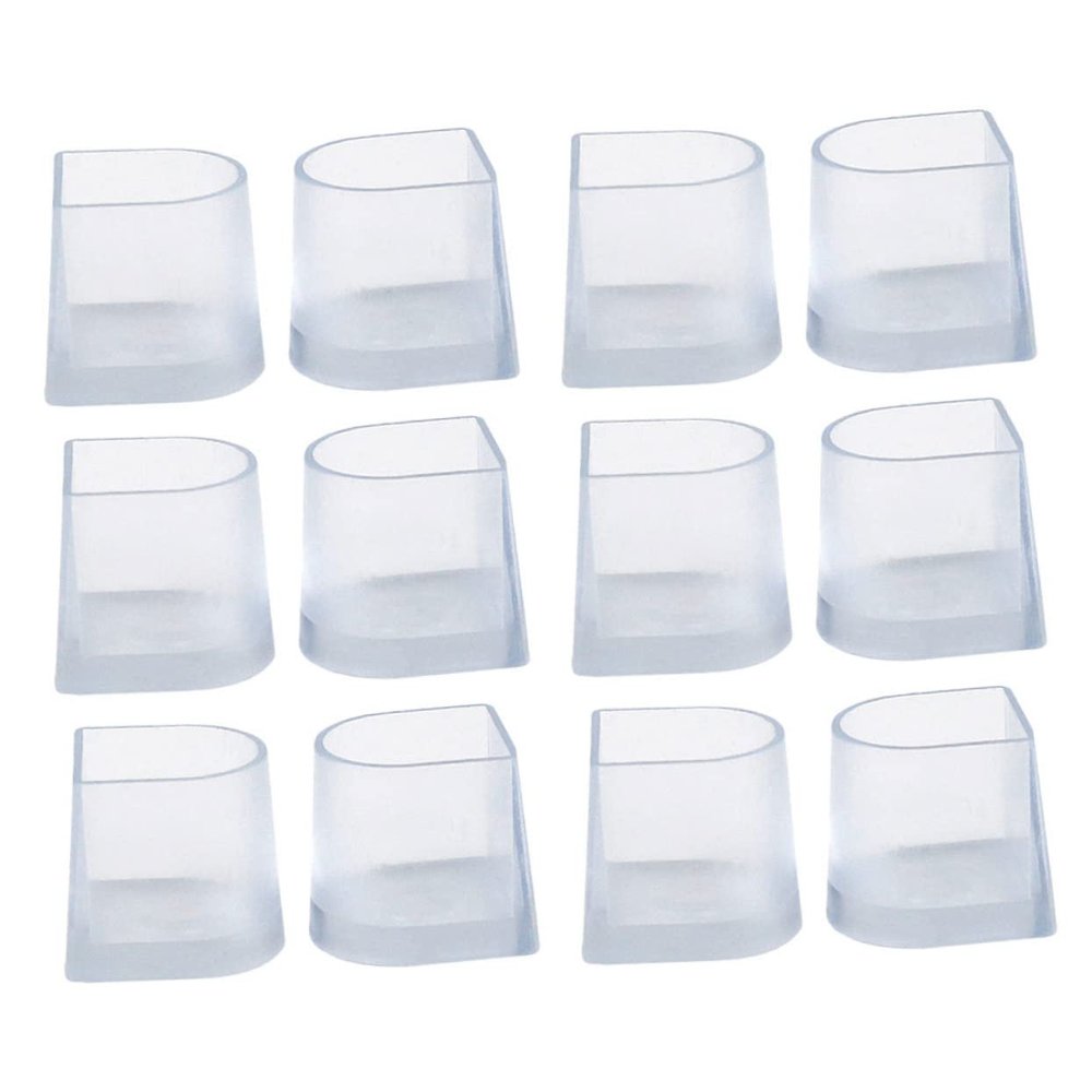 minkissy 12Pcs Non-Slip Heel Protective Covers for High Heels PVC Protective Sleeves for Salsa Dance Wedding and Parties Wear-Resistant Traction for Safe Walking Uneven Surfaces