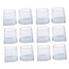 minkissy 12Pcs Non-Slip Heel Protective Covers for High Heels PVC Protective Sleeves for Salsa Dance Wedding and Parties Wear-Resistant Traction for Safe Walking Uneven Surfaces view 1