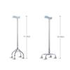 Retractable Walking Stick, Aluminum Alloy, Fracture of The Elderly, Women, Men, Non-Slip, Stable, Multifunctional Interesting view 4