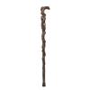Durable Mahogany Carved Walking Stick Cane Wood Carving Leading A Walking Stick For The Elderly Wooden Walker Practical Old Man Gifts Interesting view 1
