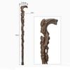 Durable Mahogany Carved Walking Stick Cane Wood Carving Leading A Walking Stick For The Elderly Wooden Walker Practical Old Man Gifts Interesting view 3