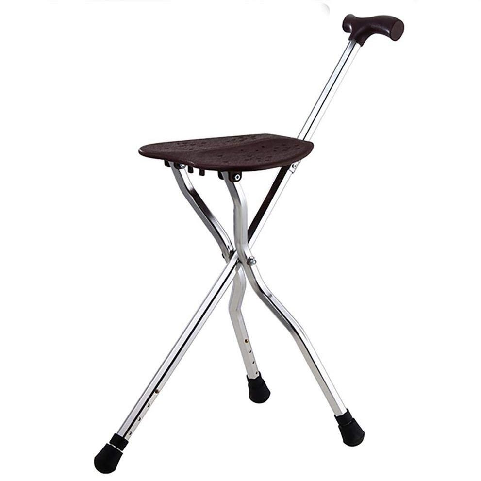 Aluminum Alloy Hiking Walking Stick Cane Stool Leisure Travel Walking Stick For The Elderly Walker Interesting