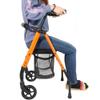 Wheel Rollator Walker for Seniors, Folding Mobility Rollator Walker Multifunction Shopping Cart with Wheels Sitting Four-Foot Trolley Adjustable Walker Interesting view 3