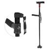 Adjustable walking stick with alarm button flexible and durable folding walking stick with LED light non-slip base for elderly Interesting view 1