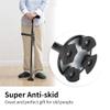 Adjustable walking stick with alarm button flexible and durable folding walking stick with LED light non-slip base for elderly Interesting view 2
