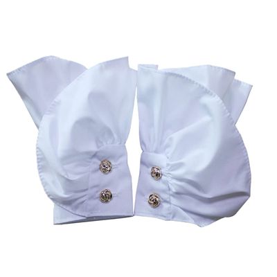 Elegtiskas Lace Cuffs Gothic Stretch Wrist Cuffs Jabot Cuffs Lace Wrist Cuffs Fake Sleeves for Women Girl