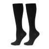 Hovershoes 1 Pair Plus Size Compression Socks with Zipper for Women Men, 20-30 mmhg Extra Wide Calf Knee High Stockings for Circulation Support view 2