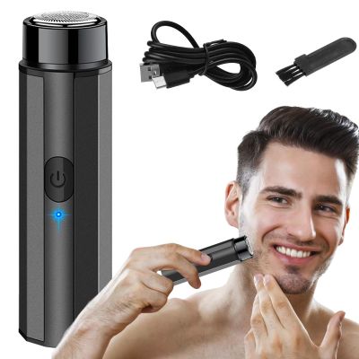 -Shave Portable Electric Shaver,Electric for Men,Womens Facial Hair Remover,USB Rechargeable Electric Painless Shaver,Washable Pocket Travel Size Shavers for Face Armpit ect