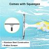 RayGenius Cleaning Photovoltaic and Solar Panels, 3-12m Water Fed Telescopic Brush, with Scraper Washing Set Equipment Extension Pole Cleaning for Trucks Windows/12m Rod/30cm Brush Head,10.8M/36FT view 2