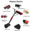 RayGenius Cleaning Photovoltaic and Solar Panels, 3-12m Water Fed Telescopic Brush, with Scraper Washing Set Equipment Extension Pole Cleaning for Trucks Windows/12m Rod/30cm Brush Head,10.8M/36FT view 4