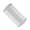 Censous 3X Dual Action Stainless Steel Credit Card Size Comb Wallet Comb Pocket Comb Beard Mustache Comb for Man view 4