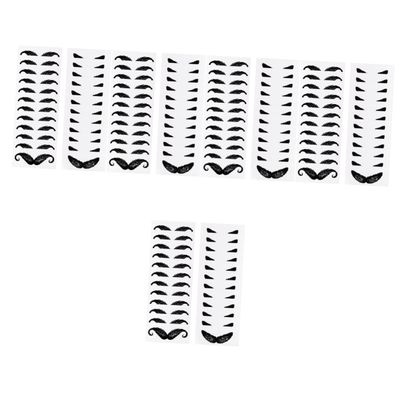 FOMIYES 120sheets Small Mustache Protectors Beard Stickers for Daily Use Nose Hair Waxing Mustache Stickers Facial Beauty Supplies