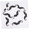 FOMIYES 120sheets Small Mustache Protectors Beard Stickers for Daily Use Nose Hair Waxing Mustache Stickers Facial Beauty Supplies view 2