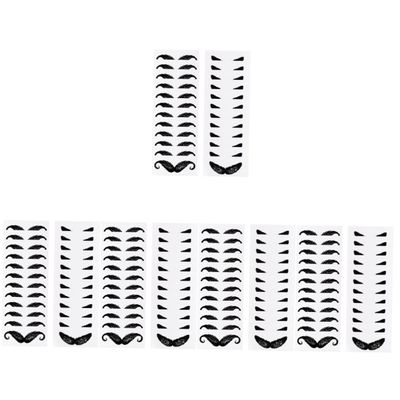 Beavorty 120 Sheets Beard Stickers for Mustache Modeling Nose Hair Removal Small Beard Sticker Mustache Protectors for Men Grooming