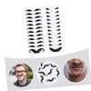 Beavorty 120 Sheets Beard Stickers for Mustache Modeling Nose Hair Removal Small Beard Sticker Mustache Protectors for Men Grooming view 4