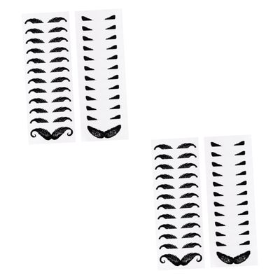 FRCOLOR 48 Sheets Nose Hair Removal Beard Stickers Mustache Protectors for Daily Use Beard Supply Depilation Stickers