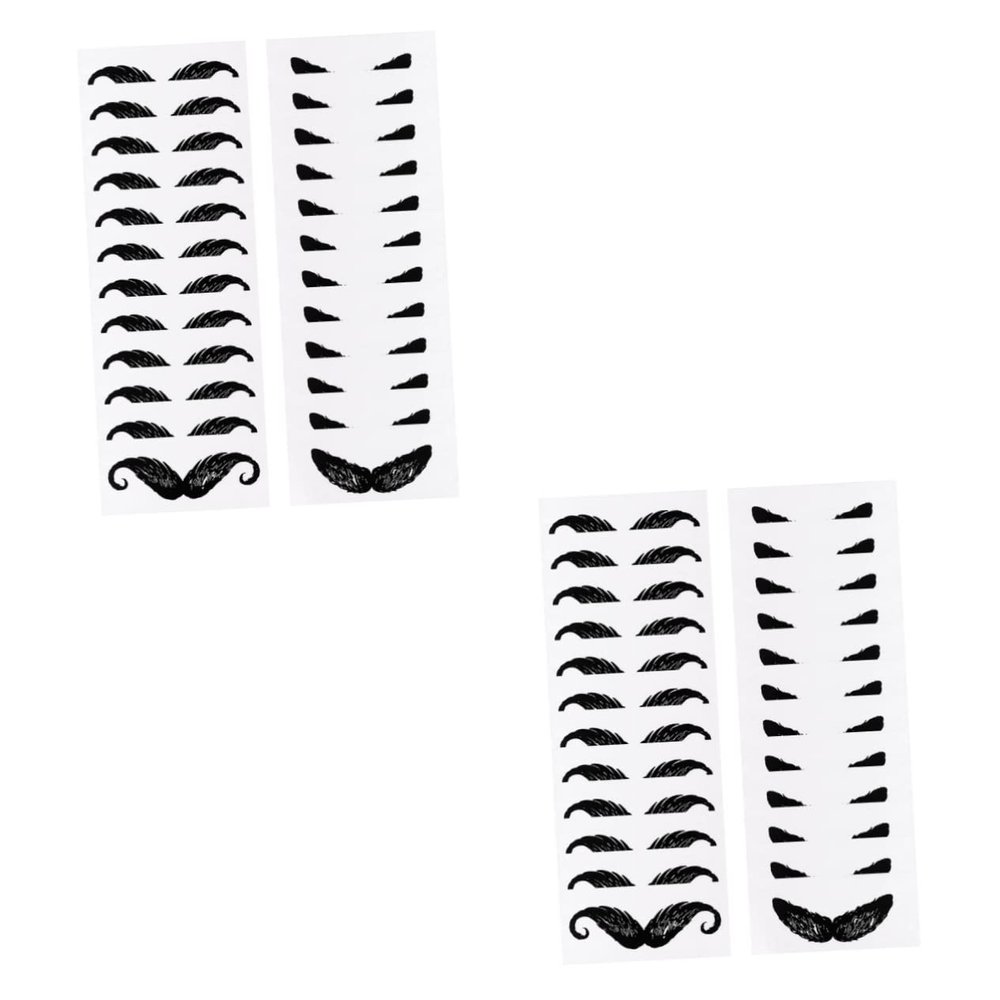 FRCOLOR 48 Sheets Nose Hair Removal Beard Stickers Mustache Protectors for Daily Use Beard Supply Depilation Stickers
