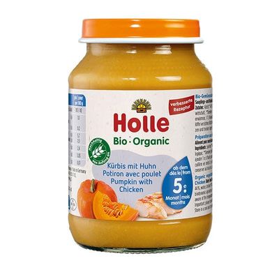 Holle Pumpkin with Chicken, pack of 6