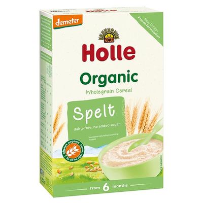 Holle Organic Wholegrain Cereal Spelt, pack of 6