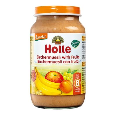 Holle Birchermuesli with Fruits, pack of 6