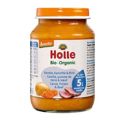 Holle Carrot, Potato & Beef, pack of 6