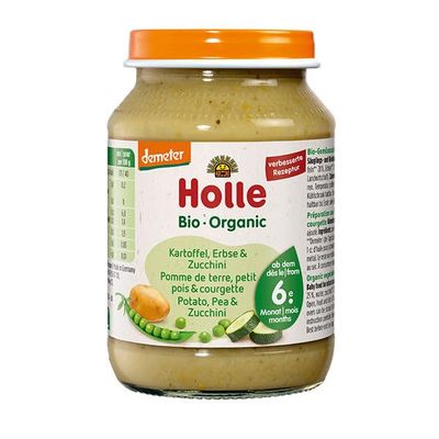 Holle Potato, Pea & Zucchini, pack of 6