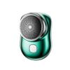 2023 Powerful Storm Shaver for Men, Mini Portable Electric Shave, Easy One-Button Use for Home, Rechargeable USB Mini Shaver Electric Razor, Portable Pocket Size Beard Trimmer (Green) view 1