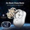 2023 Powerful Storm Shaver for Men, Mini Portable Electric Shave, Easy One-Button Use for Home, Rechargeable USB Mini Shaver Electric Razor, Portable Pocket Size Beard Trimmer (Green) view 3