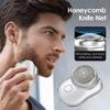 2023 Powerful Storm Shaver for Men, Mini Portable Electric Shave, Easy One-Button Use for Home, Rechargeable USB Mini Shaver Electric Razor, Portable Pocket Size Beard Trimmer (Silver) view 2