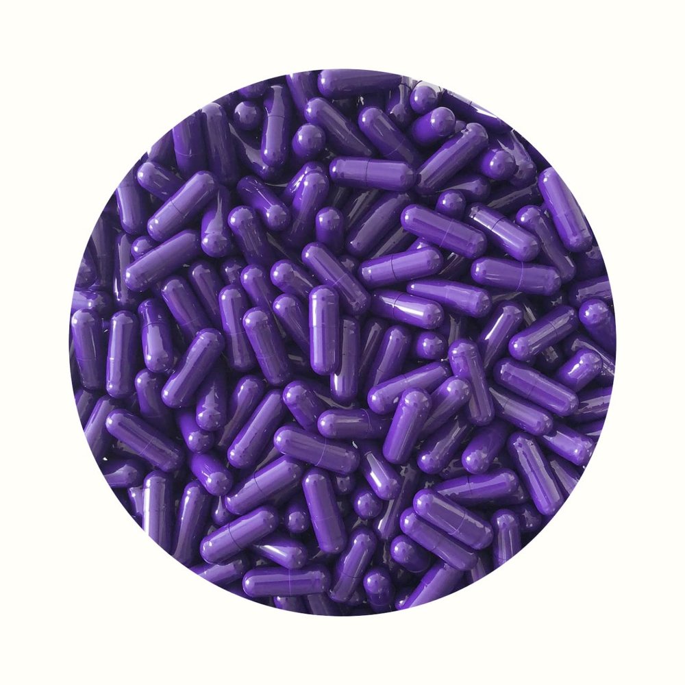 DR T&T size0 Size 0 Gelatine Gelatin Capsule Purple (10000)