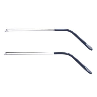 1 Pair Metal Frame Arms Glasses Replacement Temple Eyewear Frame Arms for Adult Glasses, Silver