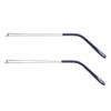 1 Pair Metal Frame Arms Glasses Replacement Temple Eyewear Frame Arms for Adult Glasses, Silver view 1
