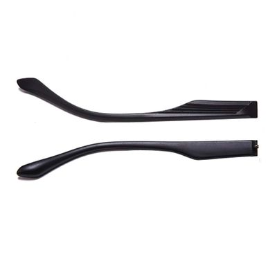 1 Pair Universal Plastic Eyewear Legs and Arms, Glasses Replacement Frame Temple for Men and Women, Black