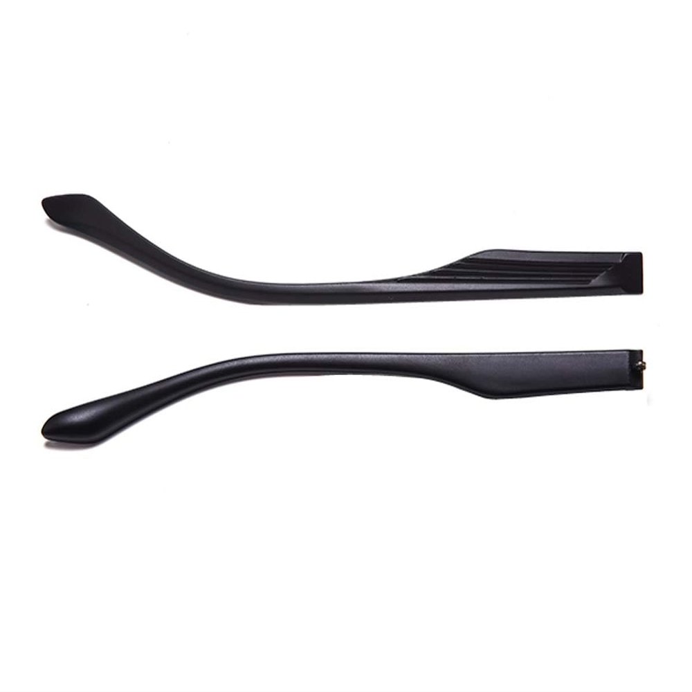 1 Pair Universal Plastic Eyewear Legs and Arms, Glasses Replacement Frame Temple for Men and Women, Black