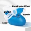 2000ml Portable Urinal with Long Tube & Lid, Urinals for Men Spill Proof, Urine Collection for Elderly, Thick Mens Urinal Bottle for Home Hospital and Car Travel view 2