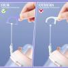 Medo 100 Pcs Dental Floss, Floss Sticks Dental 2 in 1 Portable Toothpicks, Disposable Interdental Cleaning Tool for Travel, Home, Office, Restaurant (Purple) view 4