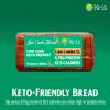 Keto-Pro Low Carb Keto Friendly Bread (3 Pack) | Keto Bread | Low Carb Bread | Low Calorie Bread Helping You Stay Fuller for Longer | Low Carb Snacks & Keto Food | Low Carb Bread UK view 3