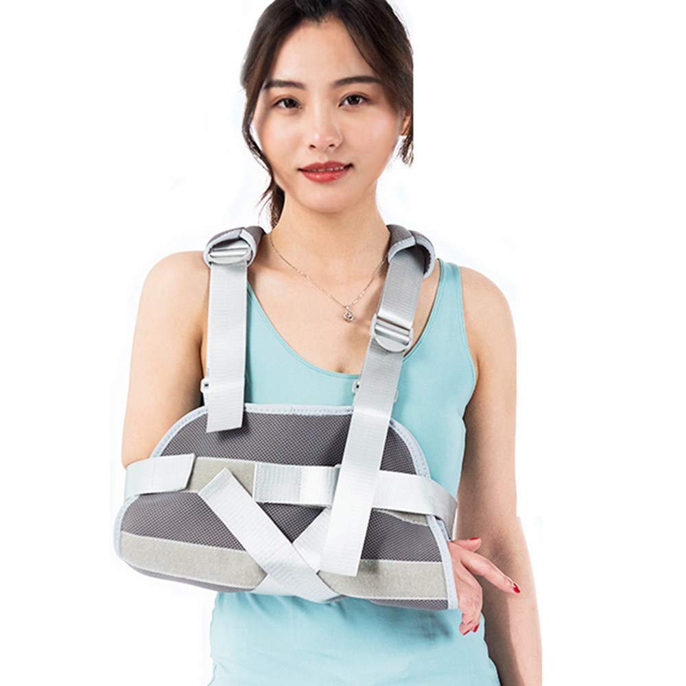 Samnuerly Arm Sling/Shoulder Immobilizer - Fracture Fixing Arms Shoulder Arms Dislocation Wrist Medical Shoulder, Universal left and right