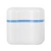 Denture Storage Case, Plastic Denture Retainer Care Cleaner Box with Flushable Basket for Storing Soaking Denture Mouthguards Retainers - Light Blue view 1