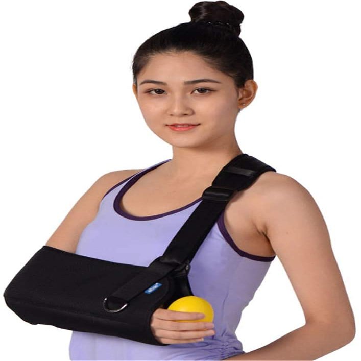 Medical Arm Sling Shoulder Immobilizer Rotator Cuff Support Brace Ergonomically Designed Medical Sling for Broken & Fractured Bones, Shoulder Surgery, Dislocation, Sprain, Strain(Size:Small)