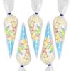 Pre-Filled Childrens Birthday Party Sweet Cones - Choose From Pink or Blue  Exclusive To Burmont's (5 Pack Blue) view 1