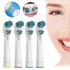 4 Pcs Dual Clean Replacement Toothbrush Heads Compatible with Oralb Electric Toothbrush, Double Heads and Soft Bristle for Superior Cleaning and Whitening view 3