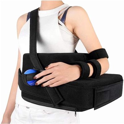 Samnuerly Portable Arm Supports,Universal Right/Left Shoulder Sling With Abduction Pillow And Exercise Ball Rotator Cuff Slings Immobilizer Brace (Color : Leftarm) (Color : Leftarm)