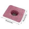 35 * 35cm Massage Bed Cover with Face HoleMassage Table Cover,Reusable Spa Beauty Bed Cover Towel with Face Hole Massage Bed Sheet for Skin Care view 2