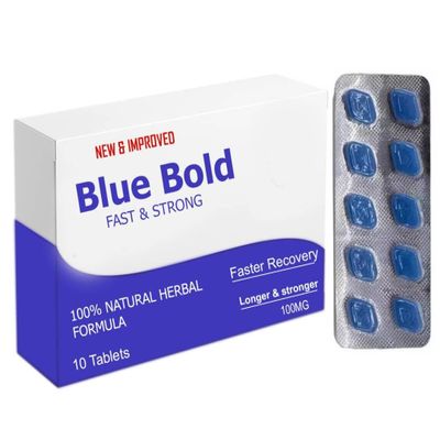Blue Pill | Herbal Supplement Blue Pills for Men | High Strength Performance Powerful Fast Acting Long Lasting Results | Enhancing Male Stamina & Endurance Booster Tablets