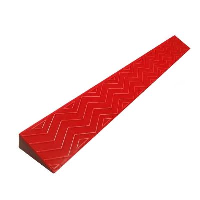 Portable Threshold Ramp (Color : Red, Size : 100x13x6cm)