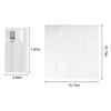 KLEENDOL Disposable Dinner Napkins with Built-in Flatware Pocket, Cloth Like Napkins,Disposbale Linen Feel White Napkin for Wedding Party,Prefolded for Silverware,100 Counts view 2