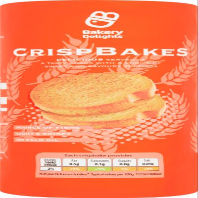 BAKERY DELIGHTS Crisp Bakes 125g - 12 Pack
