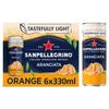 San Pellegrino Orange And Lemon 6x4x330ml Pack Of 24 San Pellegrino Italian Tastefully Light Sparkling Canned Soft Drink Bundle Boxed Treatz view 3